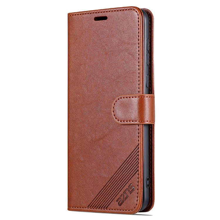 AZNS For Huawei Mate 60 Pro Case PU Leather Full Protection Wallet Phone Cover - Brown