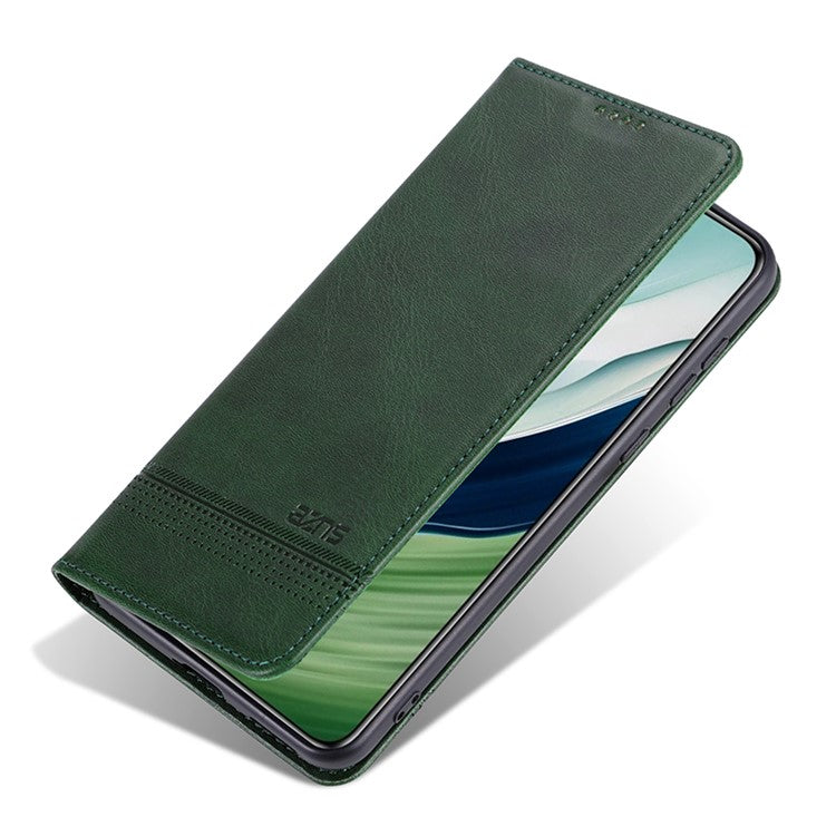 AZNS For Huawei Mate 60 Pro Case Magnetic Clousre Wallet Leather Cover - Green