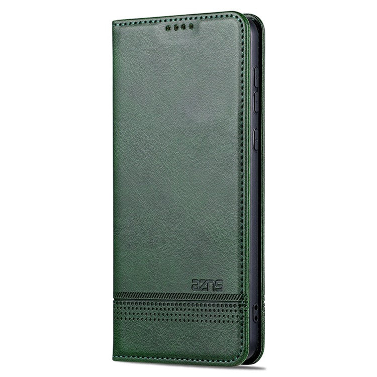 AZNS For Huawei Mate 60 Pro Case Magnetic Clousre Wallet Leather Cover - Green