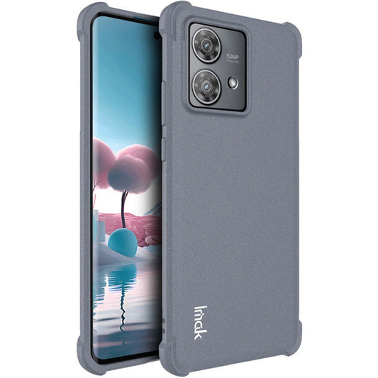 IMAK For Motorola Edge 40 Neo 5G TPU Case Airbag Corner Mobile Phone Cover - Grey