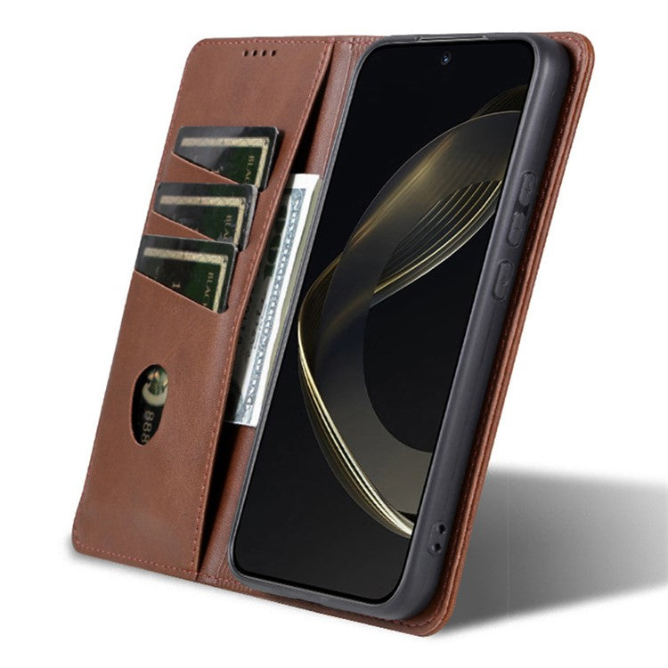 AZNS For Xiaomi 13T / 13T Pro / Redmi K60 Ultra Case Wallet Mobile Phone Cover - Coffee
