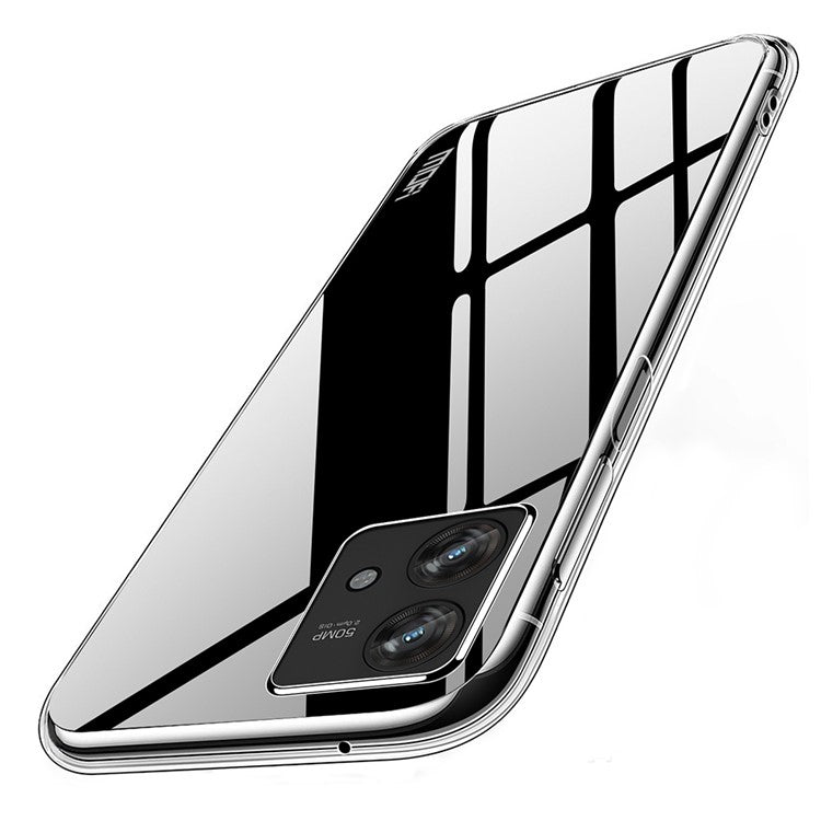 MOFI Clear Phone Case For Motorola Edge 40 Neo 5G Anti-Scratch TPU Phone Shell Cover