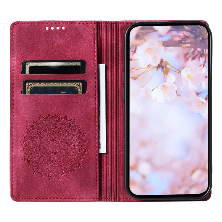 For Samsung Galaxy A53 5G Case Magnetic Auto Closing Leather Stand Cover - Rose
