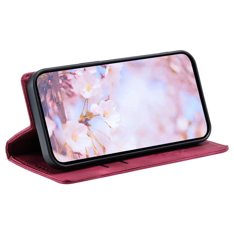 For Samsung Galaxy A53 5G Case Magnetic Auto Closing Leather Stand Cover - Rose