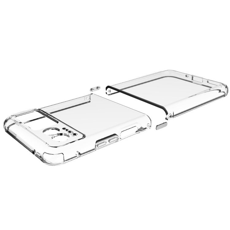 IMAK UX-6 Series for Motorola Razr 40 5G TPU Case Airbags Transparent Phone Cover