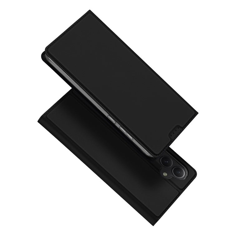 DUX DUCIS Skin Pro Series For Samsung Galaxy A35 5G Case Card Slot Leather Phone Shell - Black