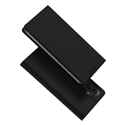 DUX DUCIS Skin Pro Series For Samsung Galaxy A35 5G Case Card Slot Leather Phone Shell - Black