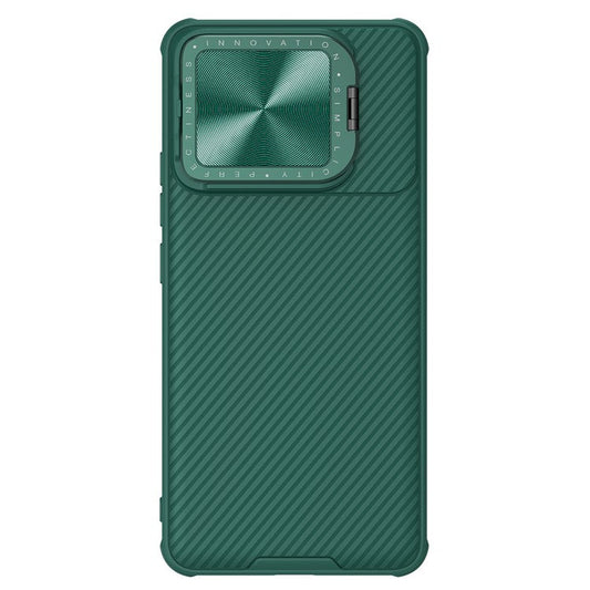NILLKIN Camshield Prop Series for Xiaomi Poco F6 Pro 5G / Redmi K70 5G / K70 Pro 5G PC+TPU Phone Case Kickstand Phone Cover - Green