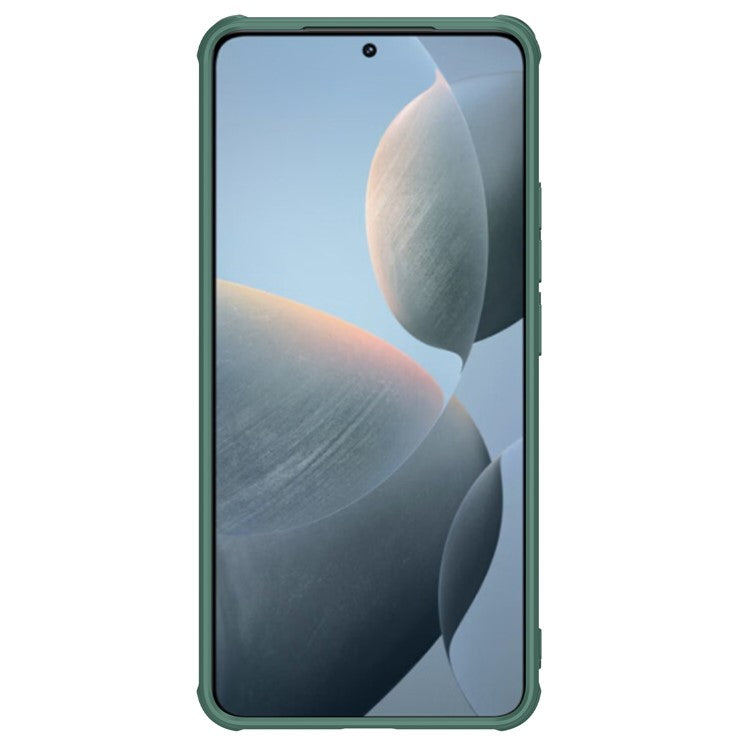 NILLKIN Camshield Prop Series for Xiaomi Poco F6 Pro 5G / Redmi K70 5G / K70 Pro 5G PC+TPU Phone Case Kickstand Phone Cover - Green
