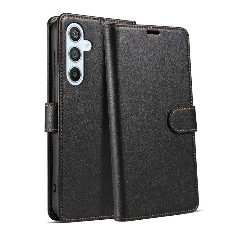 For Samsung Galaxy A54 5G Wallet Case Magnetic RFID Blocking Smart Phone Cover - Black