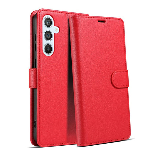 For Samsung Galaxy A34 5G Case Magnetic RFID Blocking Phone Guard Cover - Red