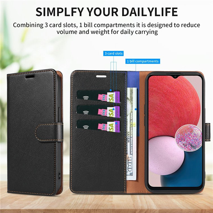 For Samsung Galaxy A34 5G Case Magnetic RFID Blocking Phone Guard Cover - Red