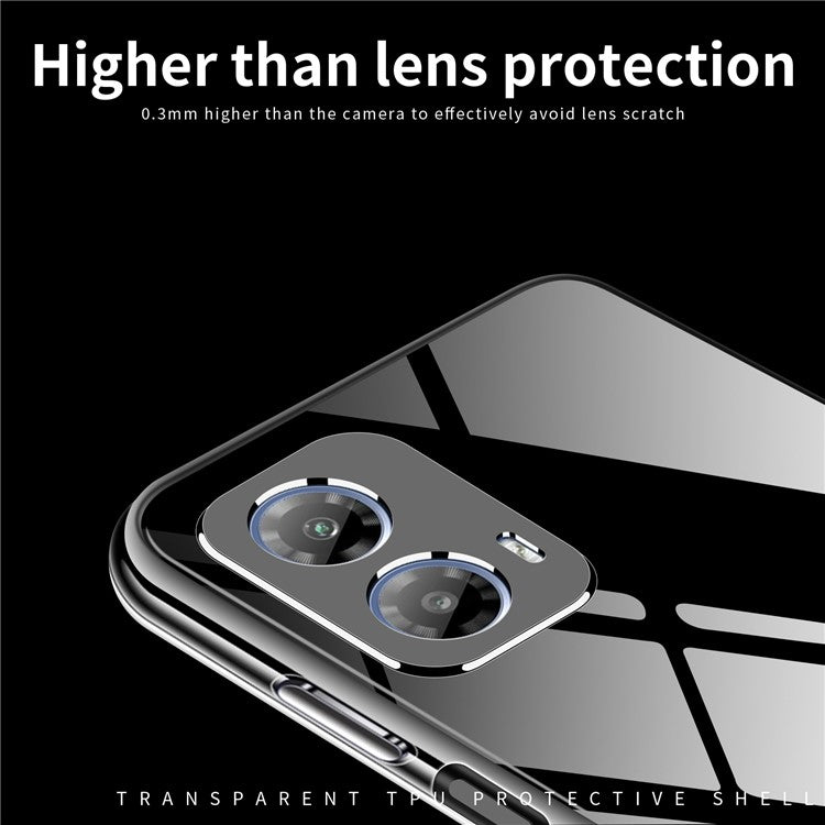 MOFI For Motorola Moto G45 5G / G34 5G Case Crystal Clear TPU Protective Phone Cover
