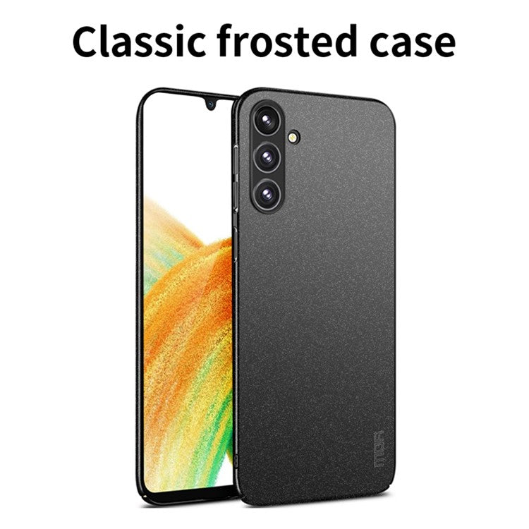 MOFI Shield Matte Series for Samsung Galaxy A35 5G Case Hard PC Drop Protection Phone Cover - Grey
