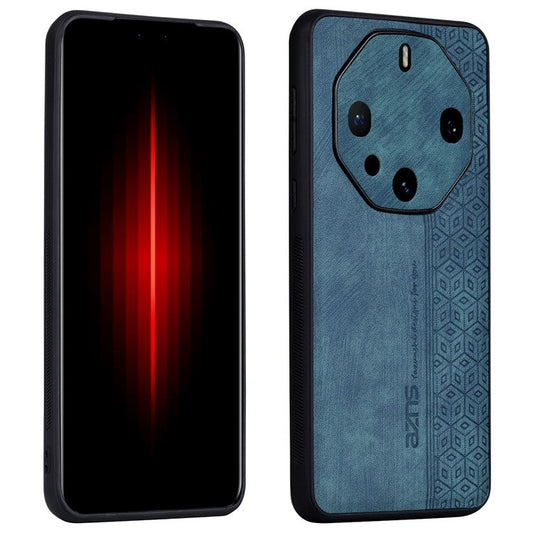 AZNS For Huawei Mate 60 RS Ultimate Cell Phone Case Leather+TPU Imprinted Pattern Cover - Green