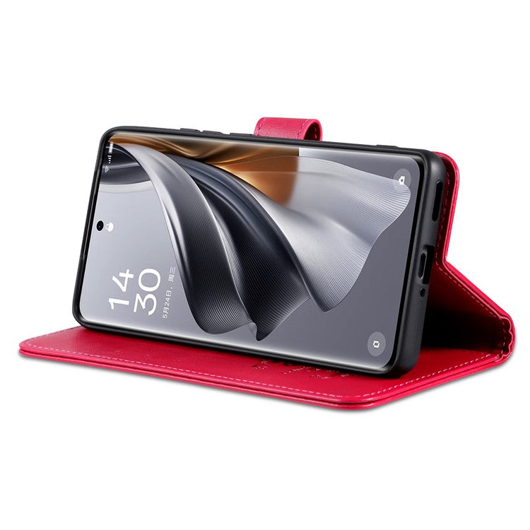AZNS For Xiaomi 14 Ultra Case Stand Wallet Shockproof Leather Phone Cover - Red