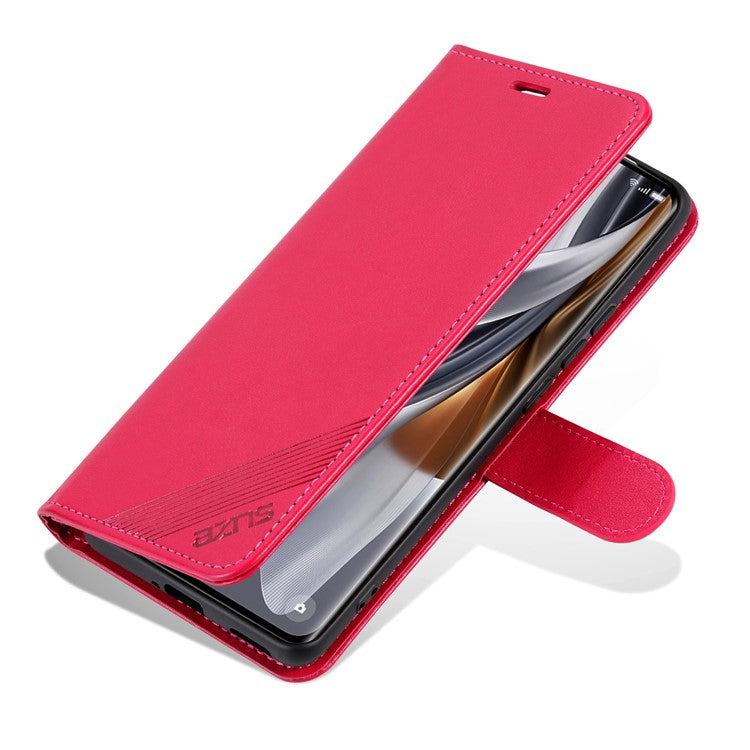 AZNS For Xiaomi 14 Ultra Case Stand Wallet Shockproof Leather Phone Cover - Red