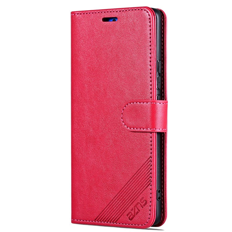 AZNS For Xiaomi 14 Ultra Case Stand Wallet Shockproof Leather Phone Cover - Red
