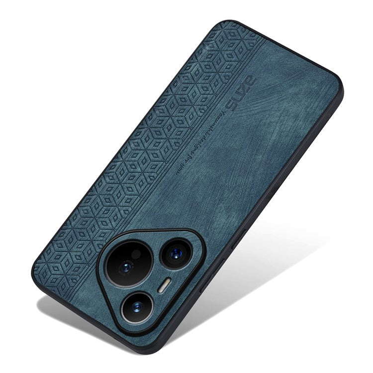 AZNS For Huawei Pura 70 Case PU Leather+TPU Scratch Resistant Back Cover - Green