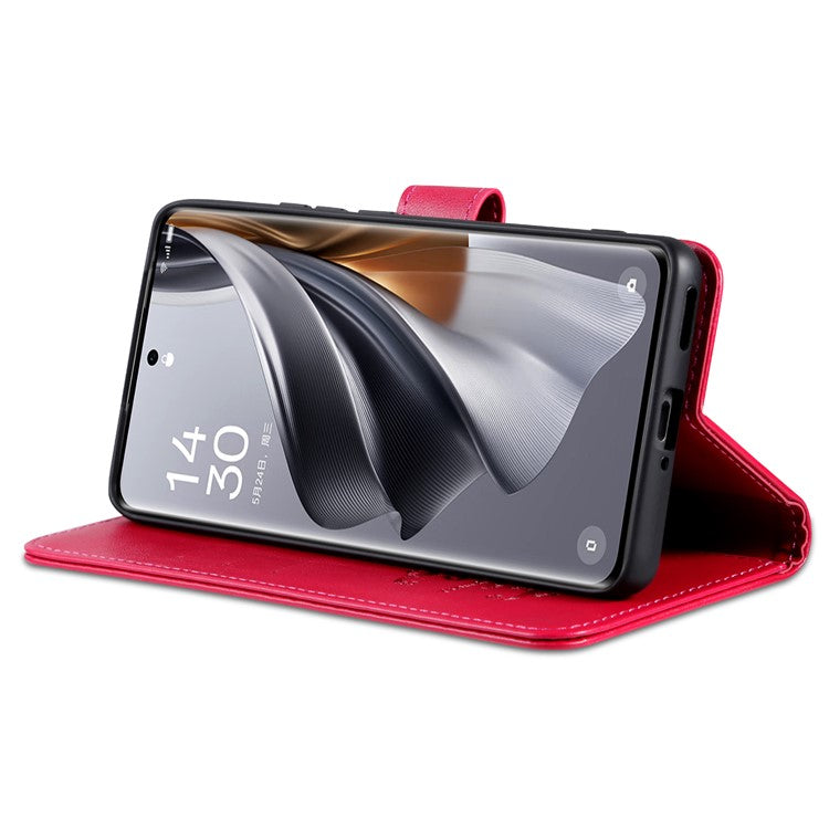 AZNS For Huawei Pura 70 Pro / 70 Pro+ Case Magnetic Clasp Wallet Stand Leather Phone Cover - Red