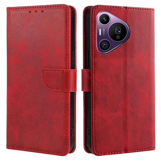 For Huawei Pura 70 Pro+ / Pura 70 Pro Wholesale PU Leather Phone Case Stand Phone Protective Cover Wallet - Red