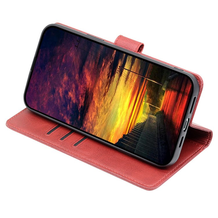 For Huawei Pura 70 Pro+ / Pura 70 Pro Wholesale PU Leather Phone Case Stand Phone Protective Cover Wallet - Red