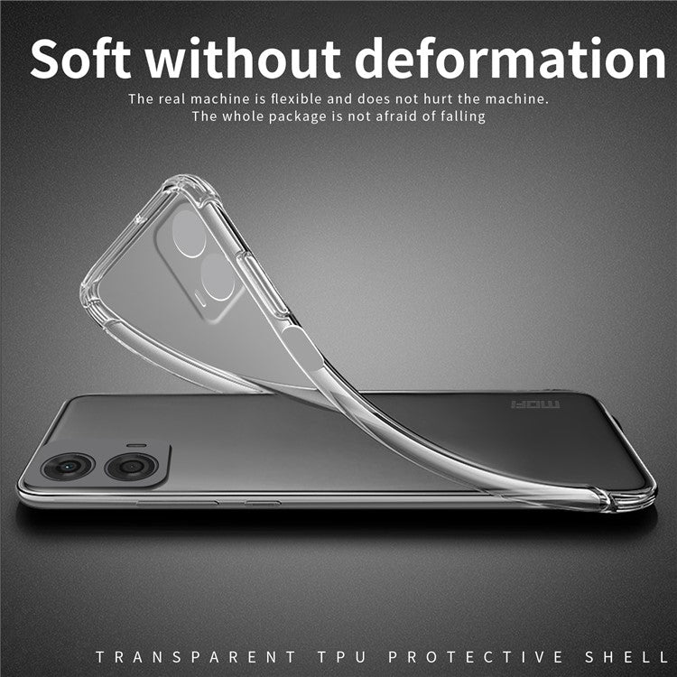 MOFI For Motorola Moto G24 4G / G04 4G Case Slim Fit Shockproof Flexible TPU Phone Cover
