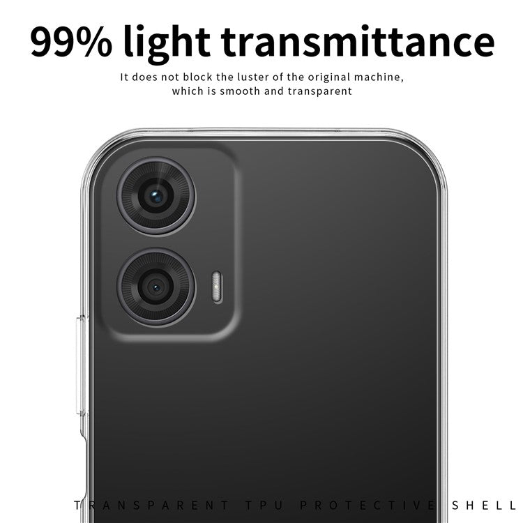 MOFI For Motorola Moto G24 4G / G04 4G Case Slim Fit Shockproof Flexible TPU Phone Cover