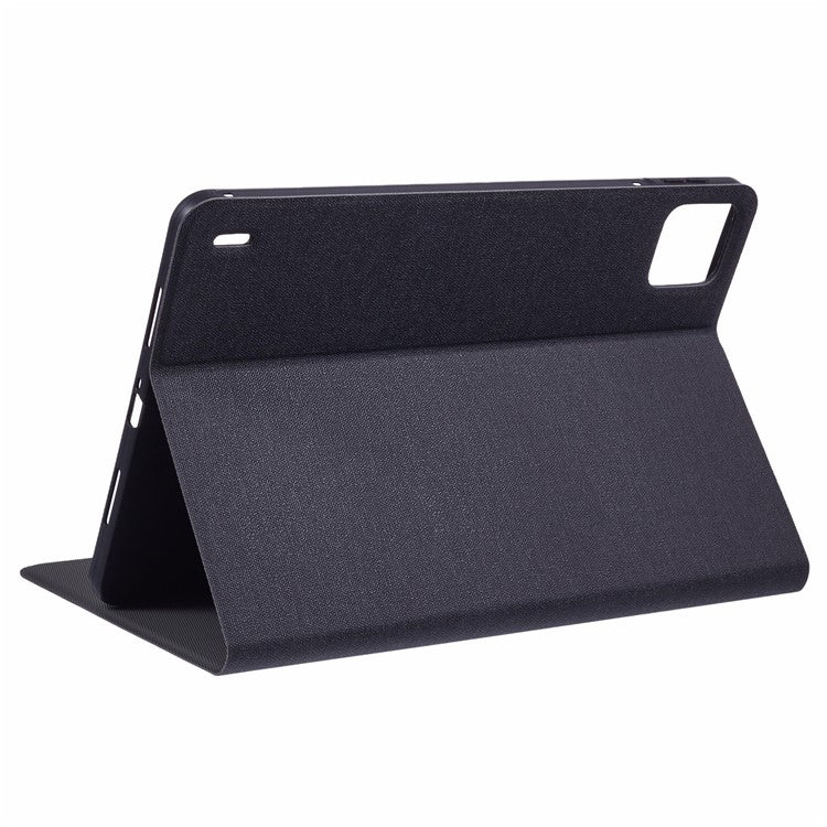 X-LEVEL For Xiaomi Pad 6 / Pad 6 Pro Case Cloth Texture Leather Tablet Cover - Black