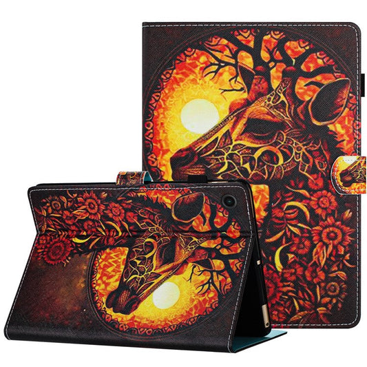 For Samsung Galaxy Tab A9+ Case Auto Wake / Sleep Shockproof PU Leather Tablet Case - Deer
