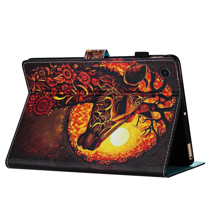 For Samsung Galaxy Tab A9+ Case Auto Wake / Sleep Shockproof PU Leather Tablet Case - Deer
