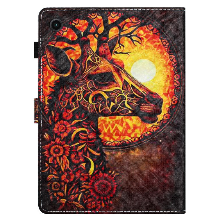For Samsung Galaxy Tab A9+ Case Auto Wake / Sleep Shockproof PU Leather Tablet Case - Deer