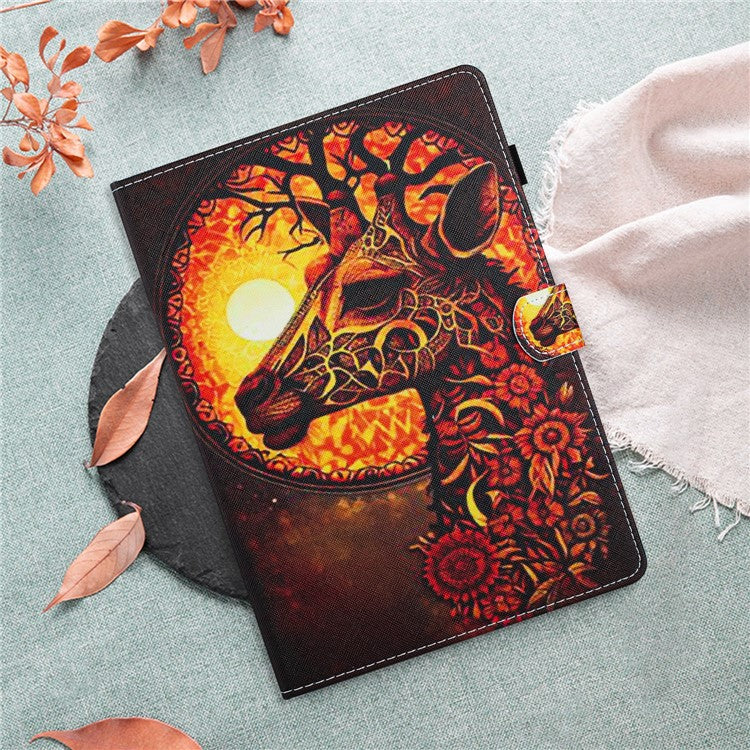 For Samsung Galaxy Tab A9+ Case Auto Wake / Sleep Shockproof PU Leather Tablet Case - Deer