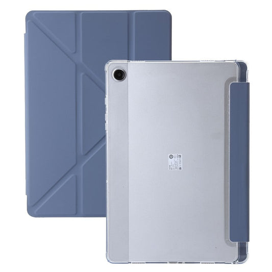 For Samsung Galaxy Tab A9 Case PU+Acrylic+TPU Auto Wake / Sleep Tablet Stand Cover - Lavender Purple