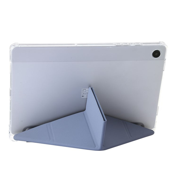 For Samsung Galaxy Tab A9 Case PU+Acrylic+TPU Auto Wake / Sleep Tablet Stand Cover - Lavender Purple