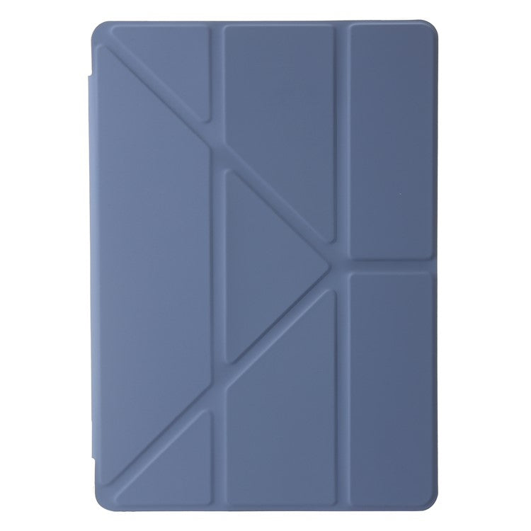 For Samsung Galaxy Tab A9 Case PU+Acrylic+TPU Auto Wake / Sleep Tablet Stand Cover - Lavender Purple