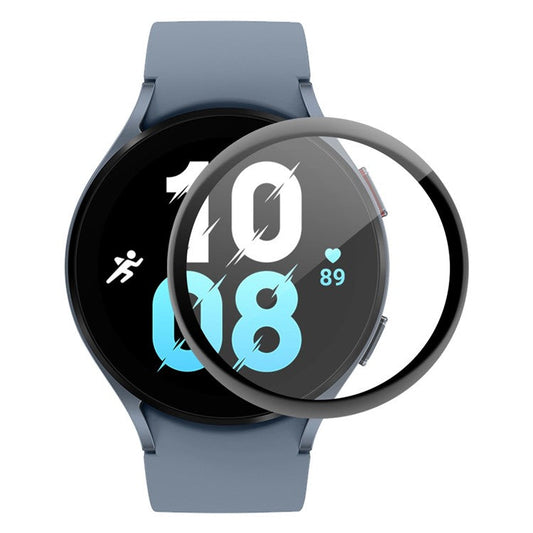 ENKAY HAT PRINCE For Samsung Galaxy Watch 5 44mm Screen Protector 3D Curved Soft PC Edge + Full Cover HD PMMA Film