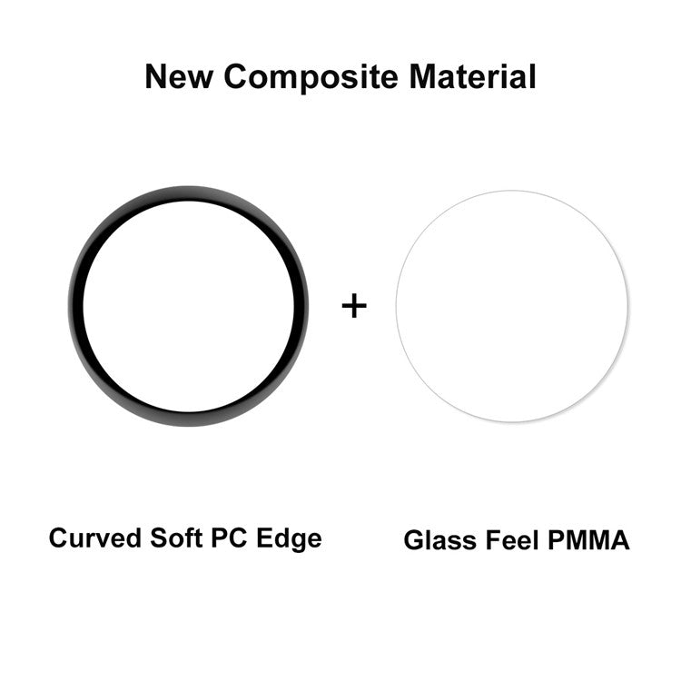 ENKAY HAT PRINCE For Samsung Galaxy Watch 5 44mm Screen Protector 3D Curved Soft PC Edge + Full Cover HD PMMA Film