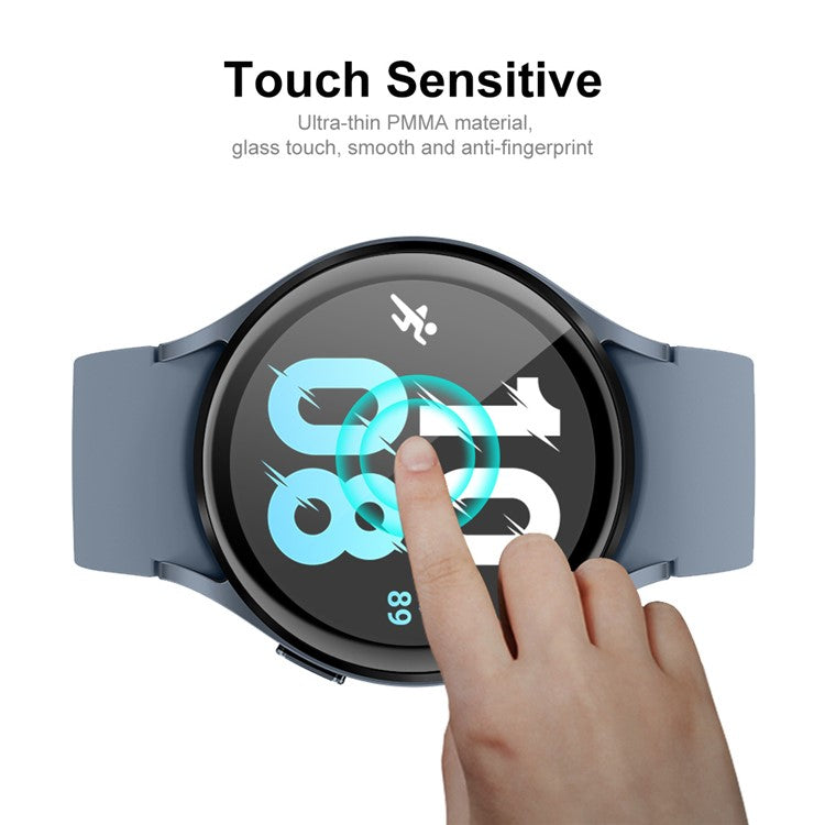 ENKAY HAT PRINCE For Samsung Galaxy Watch 5 44mm Screen Protector 3D Curved Soft PC Edge + Full Cover HD PMMA Film