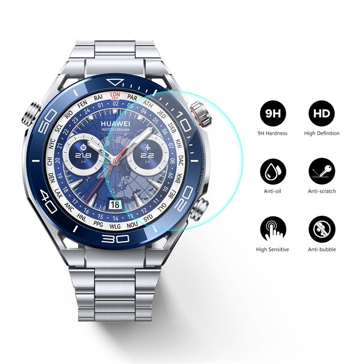 ENKAY HAT PRINCE 5PCS Screen Protector For Huawei Watch Ultimate 9H High Aluminum-silicon Glass Protection Film
