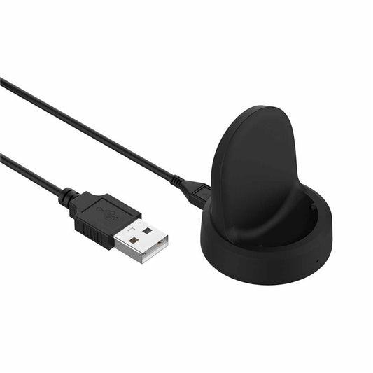 PRAGUS For USB Charging Dock Cable for Samsung Galaxy Watch 5 40mm / 44mm / 5 Pro 45mm / 4 40mm / 44mm / Watch Active / Active2 - Black
