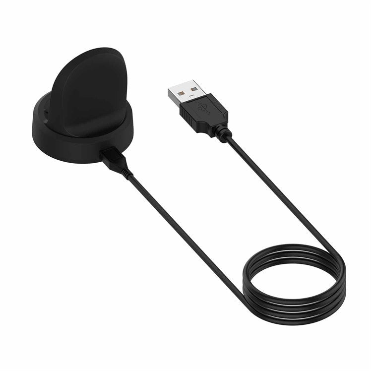 PRAGUS For USB Charging Dock Cable for Samsung Galaxy Watch 5 40mm / 44mm / 5 Pro 45mm / 4 40mm / 44mm / Watch Active / Active2 - Black