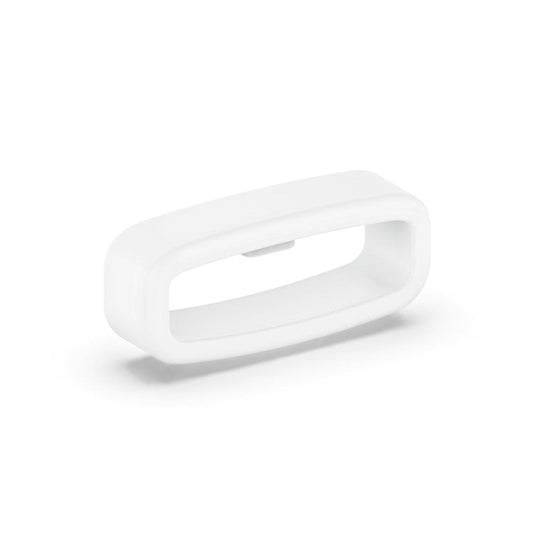 PRAGUS For Watch Band Strap Loop Universal 20mm Retainer Fastener Ring Silicone Watch Holder - White