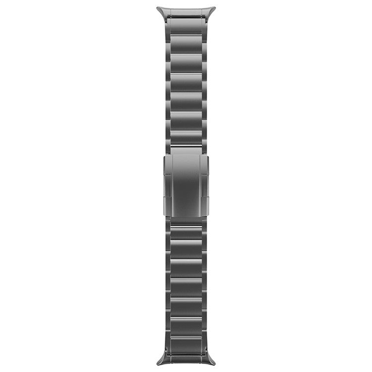 PRAGUS For Titanium Steel Band for Samsung Galaxy Watch Ultra 47mm Replacement 3-bead Watch Strap - Grey