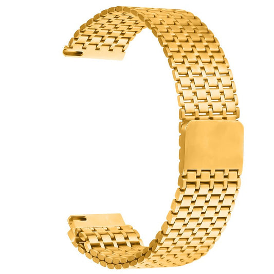 PRAGUS For Huawei Watch GT 3 SE Bands Stainless Steel Magnetic Clasp Watchband Wrist Strap - Gold