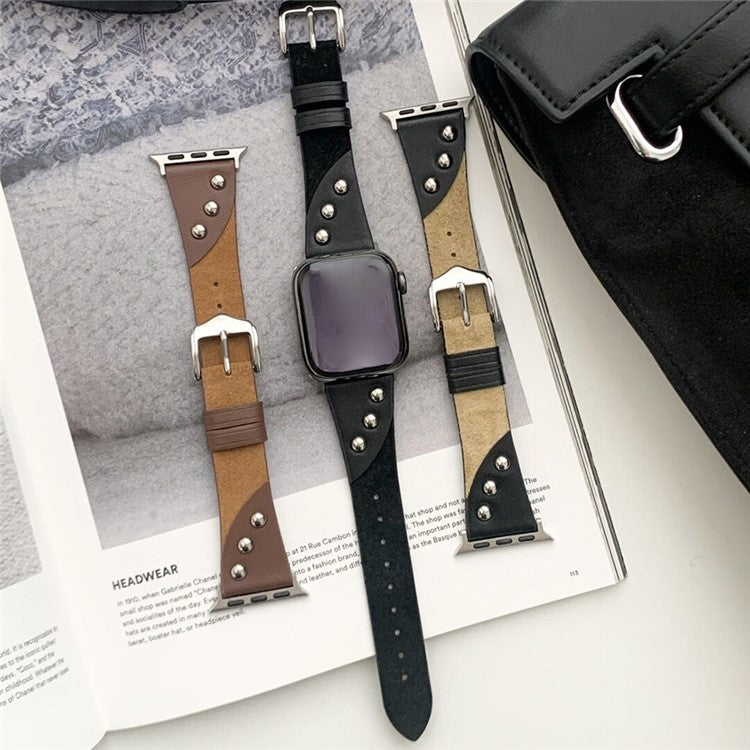 PRAGUS For Apple Watch 10 46mm / Ultra 2 / Ultra 49mm / 9 8 7 45mm / SE (2023) SE (2022) SE 6 5 4 44mm / 3 2 1 42mm Soft Plush Watch Band - Dark Brown