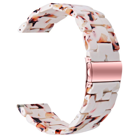 For AGPTEK LW31 Replacement Band Waterproof Resin Sports Watch Strap - Nougat