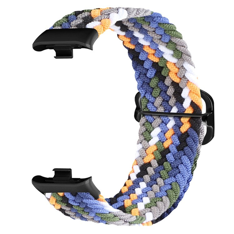 PRAGUS For Xiaomi Redmi Watch 4 Braided Band Adjustable Replacement Nylon Watch Strap - Denim
