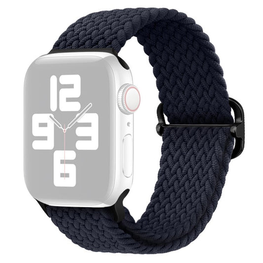 PRAGUS For Apple Watch 10 46mm / Ultra 2 / Ultra 49mm / 9 8 7 45mm / SE (2023) SE (2022) SE 6 5 4 44mm / 3 2 1 42mm Strap Nylon Braided Watch Band - Charcoal