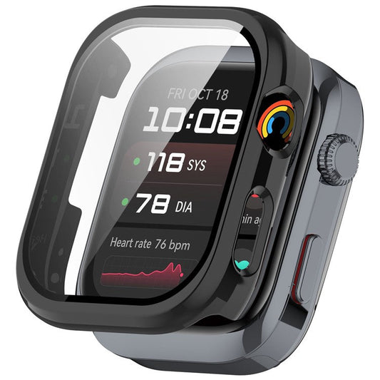 PRAGUS For Huawei Watch D2 Case Hard PC All Around Watch Cover with Tempered Glass Film - Black